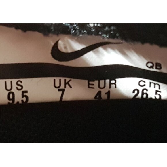 Nike Match Classic Premium Sneakers, Black Textured Leather, Womens Size 9.5 - Picture 10 of 10